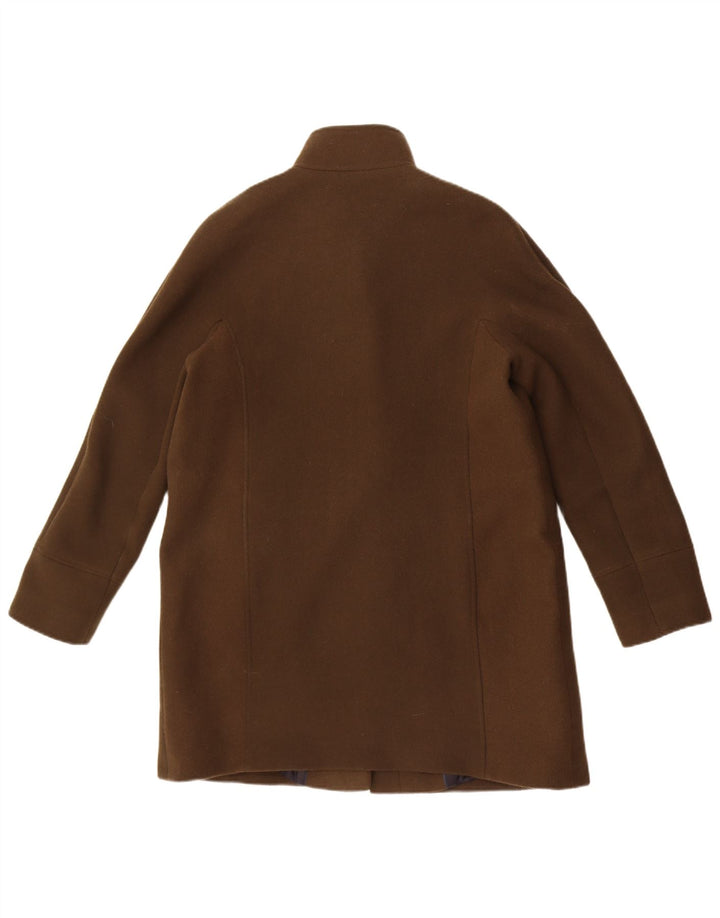 Женское пальто Hobbs UK 14, большое шерстяное пальто цвета хаки