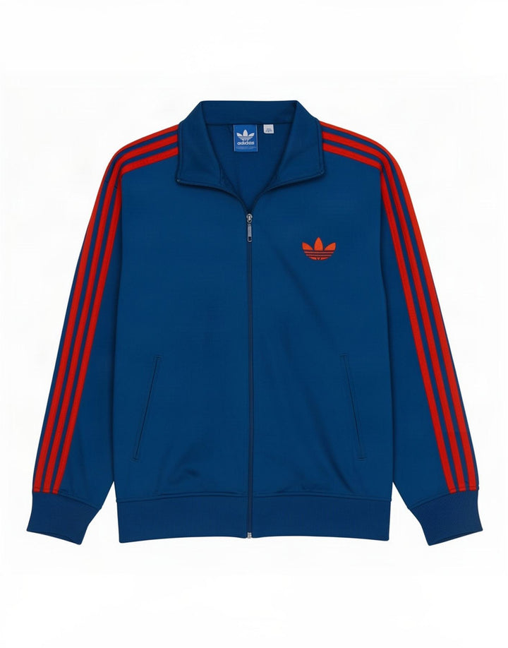 Мужской спортивный костюм Adidas, верхняя куртка, большой темно-синий полиэстер