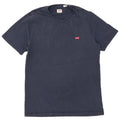 Мужская футболка Levi's Top среднего размера, темно-синяя, хлопковая