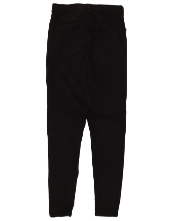 TOPSHOP Womens Skinny Jeans W25 L26 Black Polyester