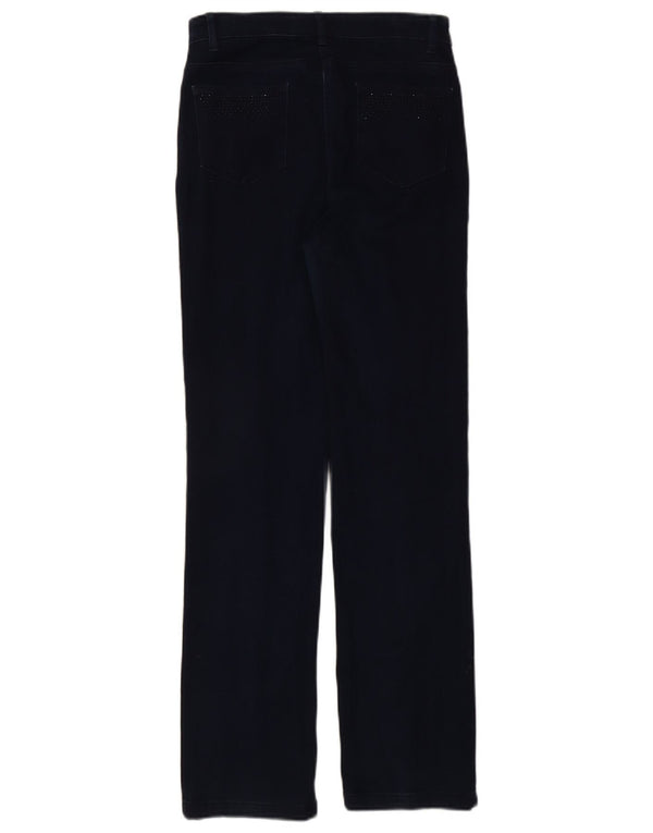Женские прямые джинсы Marks & Spencer UK 10, маленькие W27 L30, темно-синие
