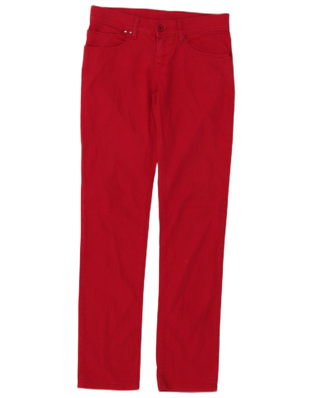 ARMANI Женские узкие джинсы W29 L30 Красный хлопок