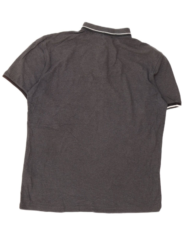 Мужская рубашка-поло FILA XL, серая, хлопок