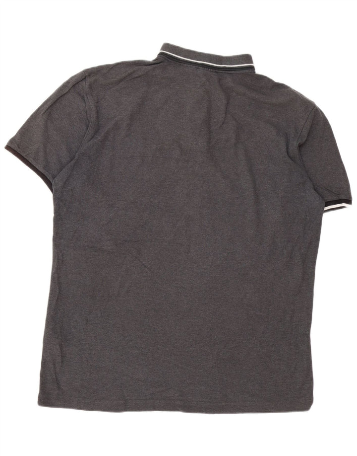 Мужская рубашка-поло FILA XL, серая, хлопок