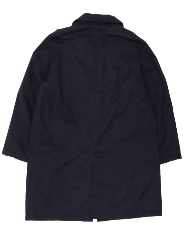 Мужское пальто Valentino IT 52 XL темно-синее из полиэстера