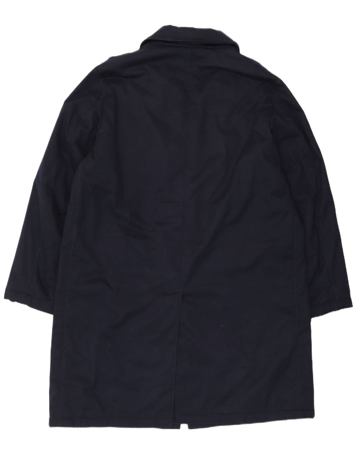 Мужское пальто Valentino IT 52 XL темно-синее из полиэстера