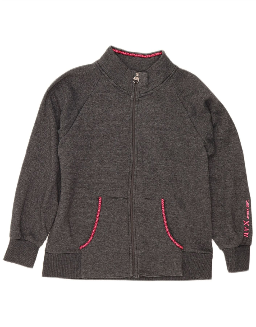 Женский спортивный костюм Avirex, верхняя куртка UK 20, 2XL, серый хлопок