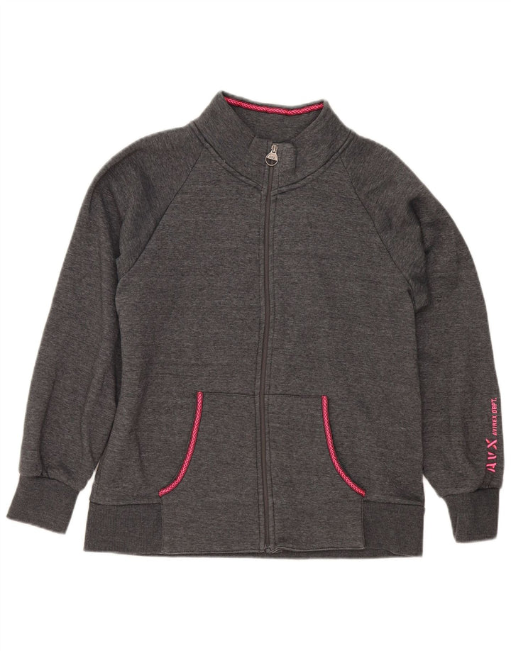 Женский спортивный костюм Avirex, верхняя куртка UK 20, 2XL, серый хлопок