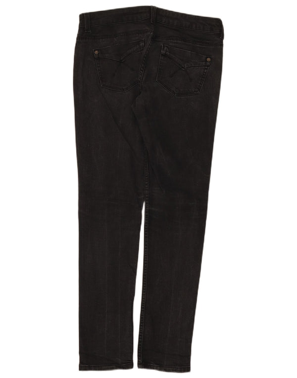 Женские джинсы скинни Topshop Baxter W30 L30, черный хлопок