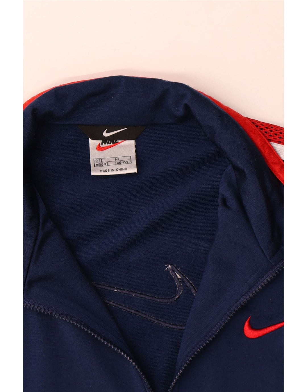 Спортивный костюм Nike для мальчиков, верхняя куртка 10–11 лет, средний темно-синий с цветными блоками