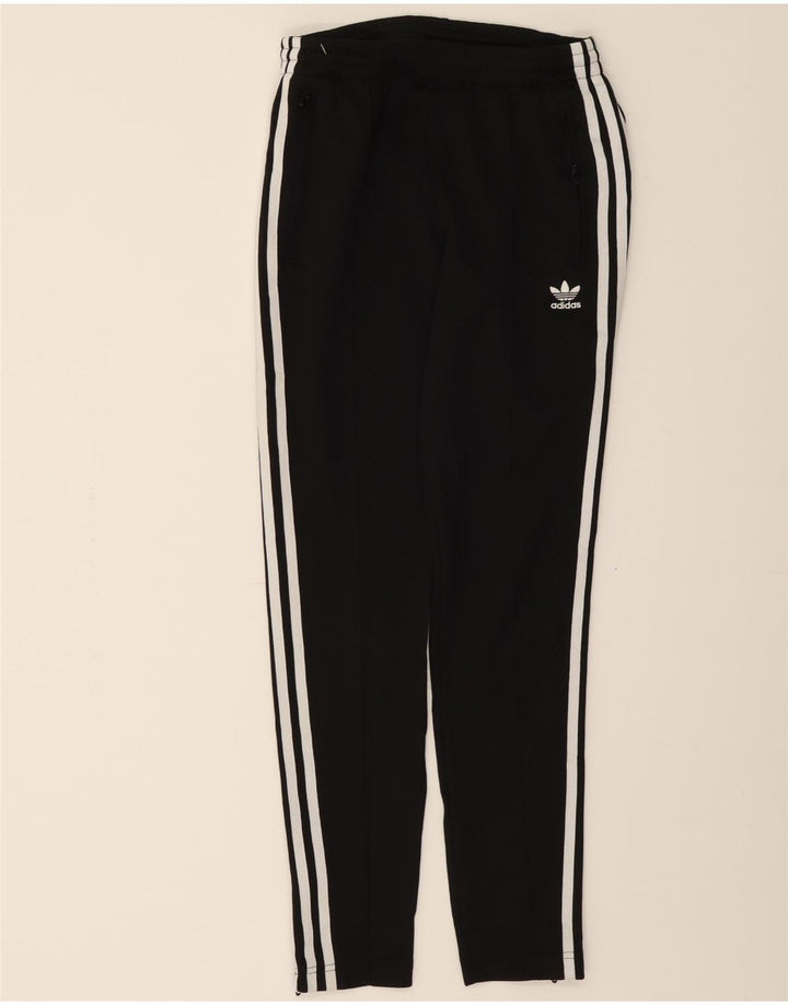 ADIDAS Womens Tracksuit Trousers UK 6 XS  Black Polyester Vintage Adidas and Second-Hand Adidas from Messina Hembry 