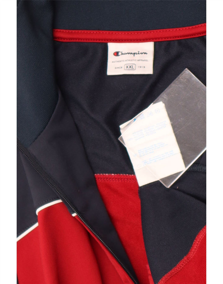 Мужской спортивный костюм Champion, верхняя куртка 2XL, разноцветный спортивный костюм с цветными блоками