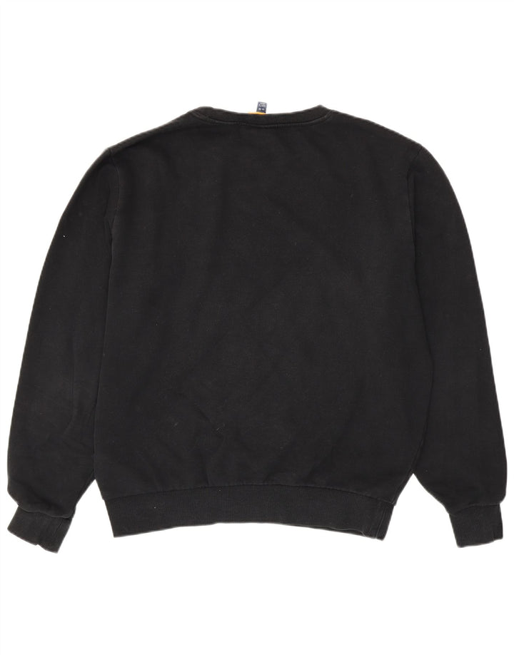 Женский джемпер оверсайз Ellesse UK 14, большой черный хлопок