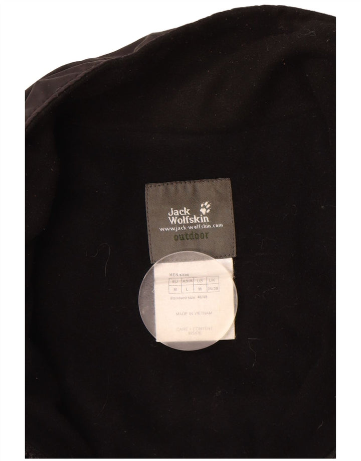 Мужская ветровка Jack Wolfskin UK 36/38, средний черный полиэстер