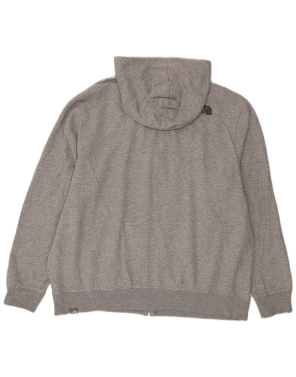 Мужской свитер с капюшоном на молнии The North Face 2XL, серый хлопок