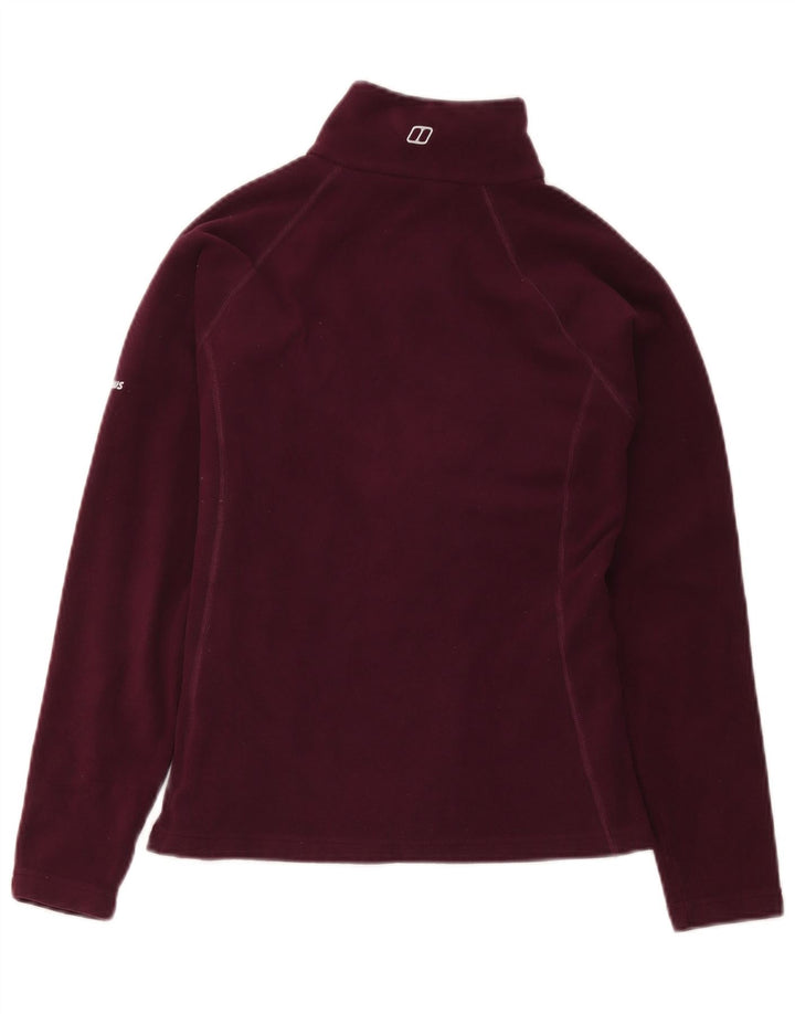Женская флисовая куртка Berghaus UK 10, маленькая, бордовая