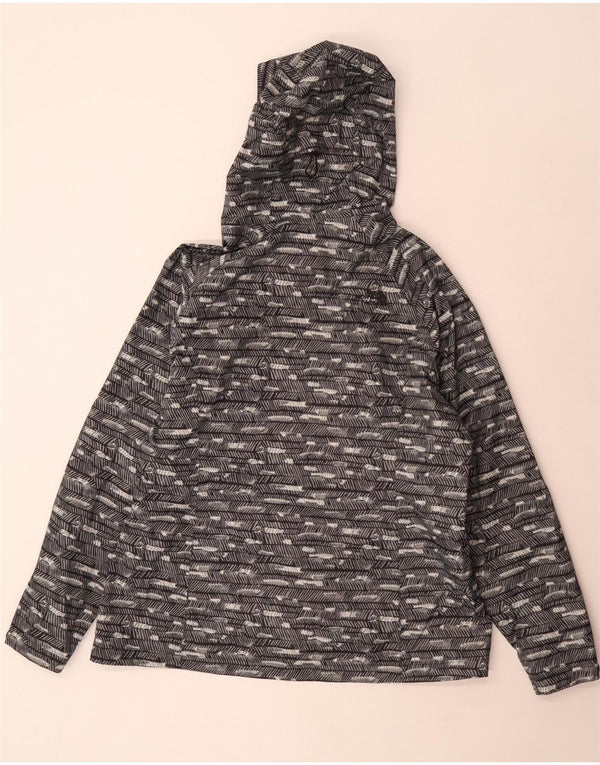 Женская дождевик с капюшоном The North Face UK 18 XL, полиэстер в серую полоску