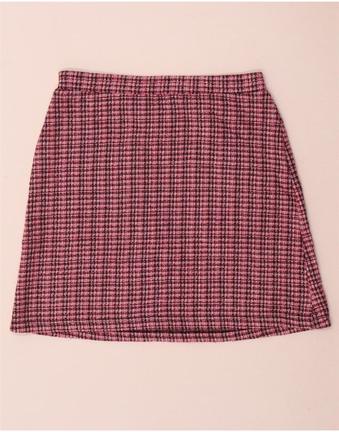 Женская мини-юбка ZARA Trafaluc, маленькая W26, розовая клетка