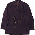 Мужской двубортный пиджак Chaps Ralph Lauren, Великобритания 42 XL, темно-синий