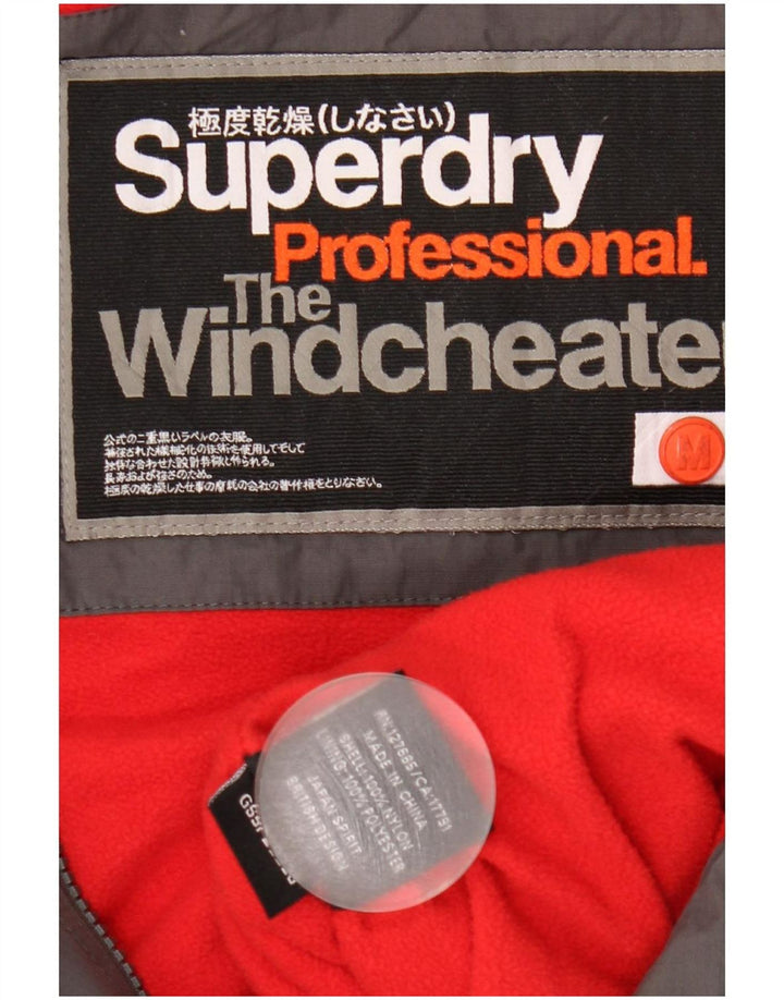 Женская ветровка с рисунком Superdry UK 12, средний серый