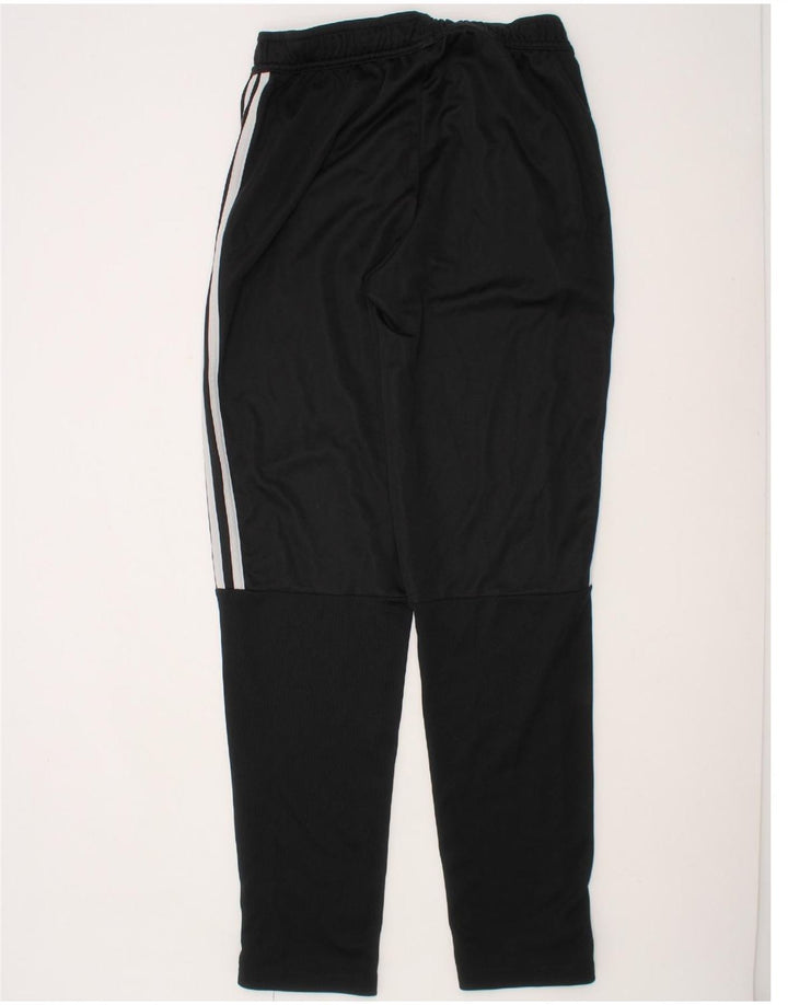 ADIDAS Boys Tracksuit Trousers 13-14 Years  Black Polyester Vintage Adidas and Second-Hand Adidas from Messina Hembry 