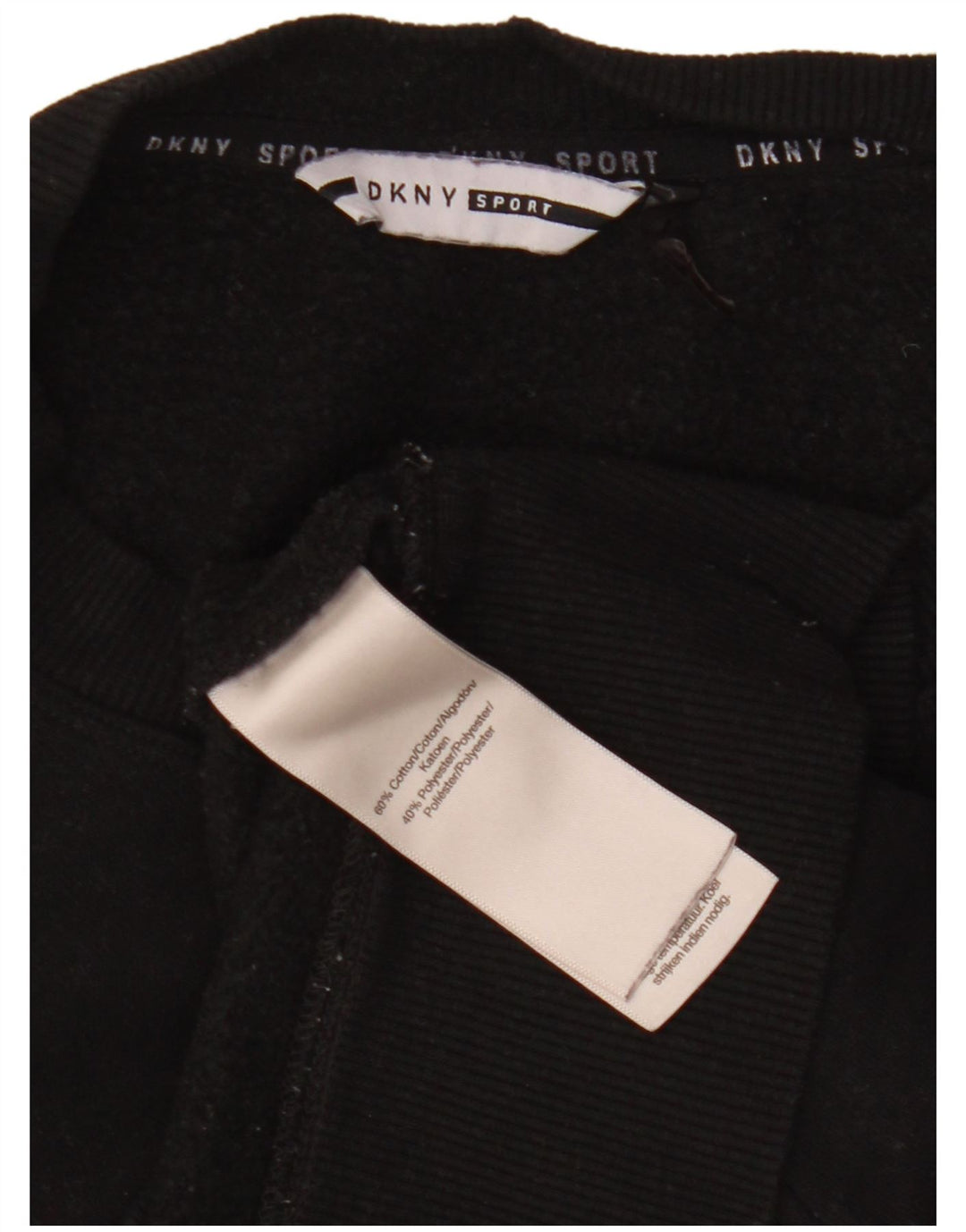 Женский джемпер с рисунком Dkny UK 14, средний черный, с цветными блоками