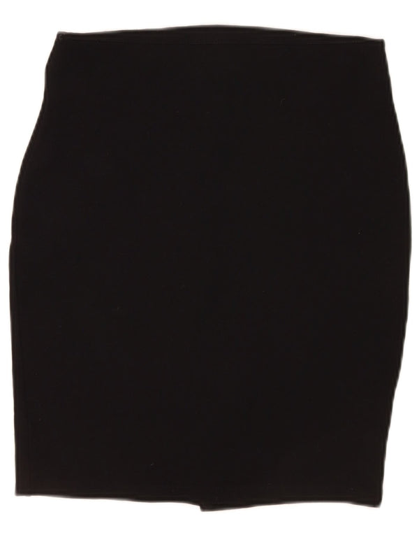 Женская юбка-карандаш Zara Medium W28 Черная вискоза