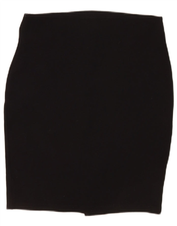 Женская юбка-карандаш Zara Medium W28 Черная вискоза