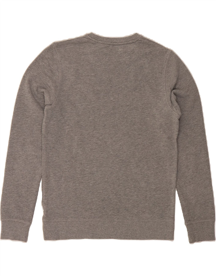 JACK & JONES Mens Sweatshirt Jumper Small Grey Cotton Vintage Jack & Jones and Second-Hand Jack & Jones from Messina Hembry 