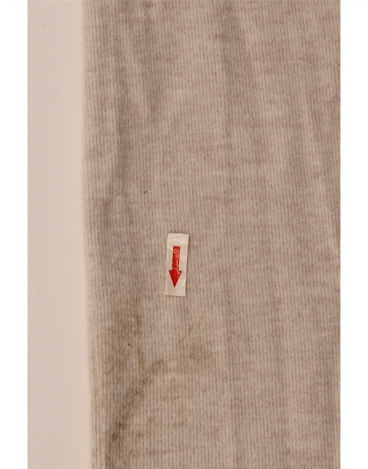 Женские спортивные брюки Zara UK 14, большие бежевые, полиэстер