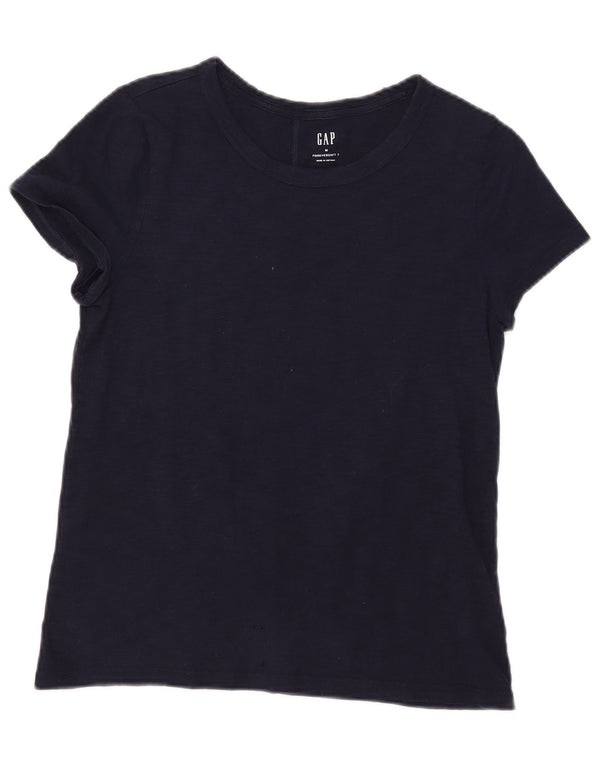 Женская футболка Gap Top UK 12, средний темно-синий хлопок