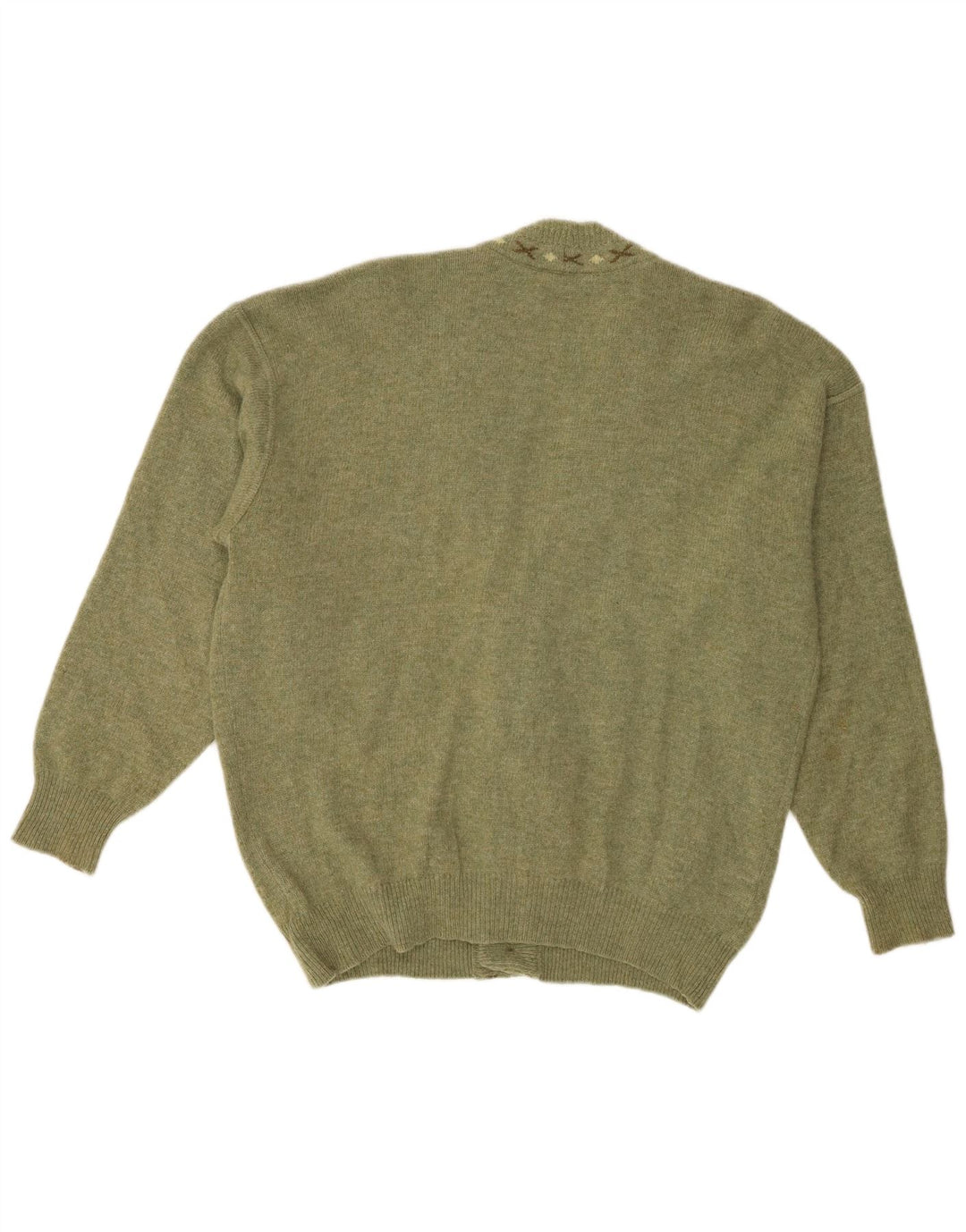 Мужской кардиган Baroni IT 48 Medium Green Argyle/Diamond