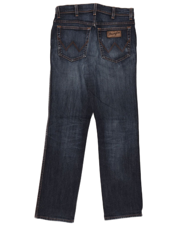Мужские прямые джинсы WRANGLER техасский стрейч W32 L32, синий хлопок