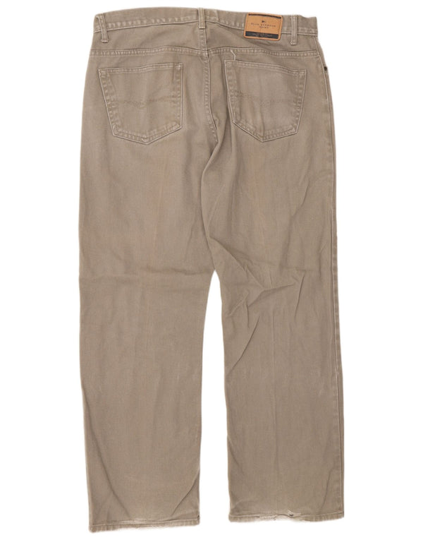 Мужские прямые джинсы Marks & Spencer Blue Harbour W36 L29, бежевый хлопок