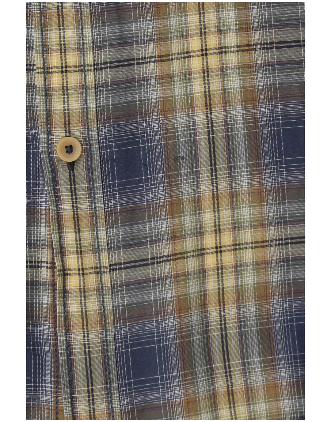 CAMEL ACTIVE Мужская рубашка стандартного кроя с коротким рукавом XL, синяя клетка