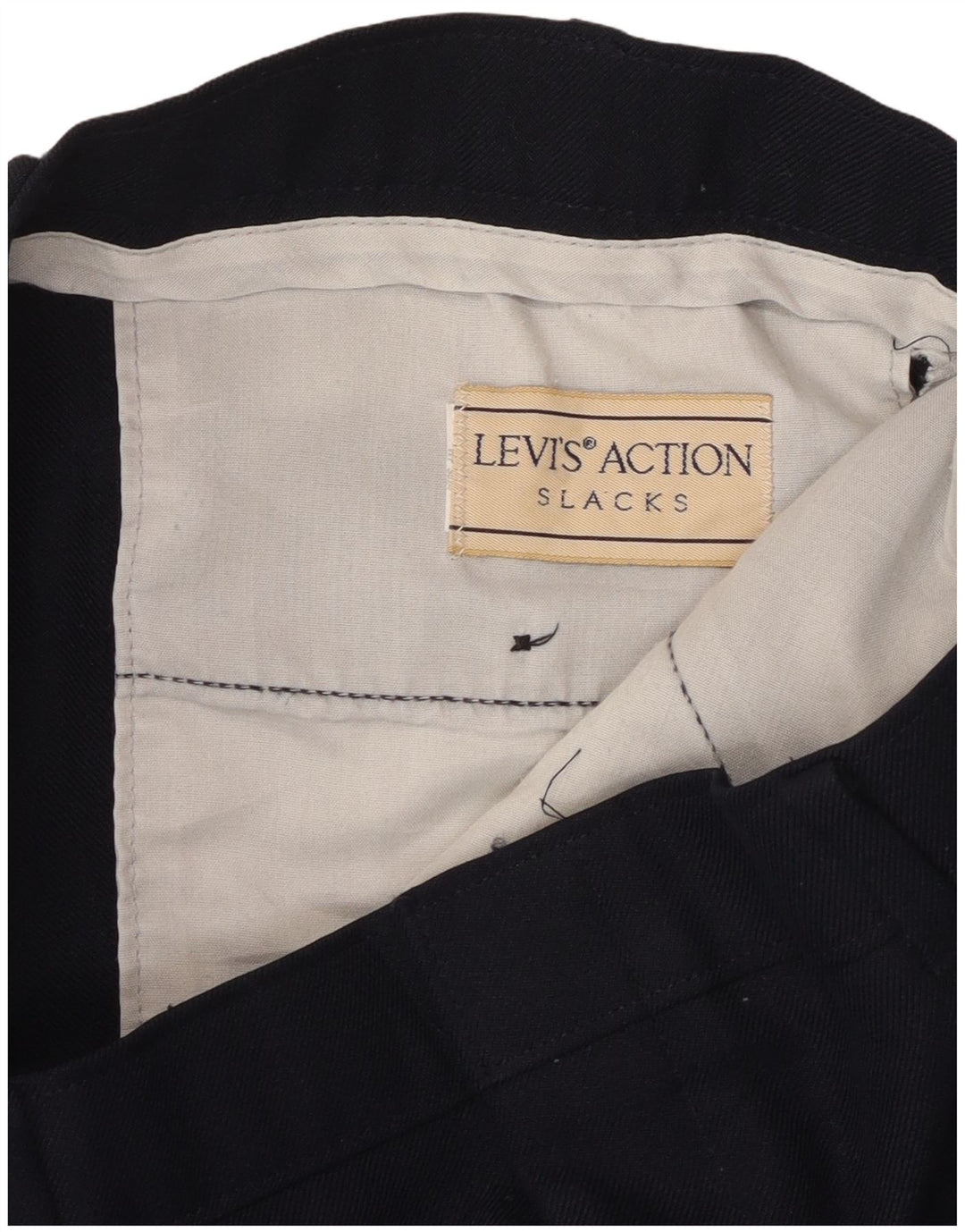Мужские брюки LEVI'S Action, прямые повседневные брюки W38 L30, темно-синие