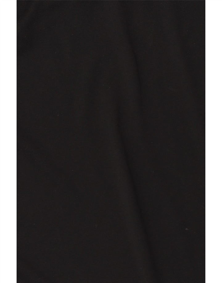 Мужская футболка Nike Dri Fit Slim Fit, верх среднего размера, черный полиэстер с цветными блоками