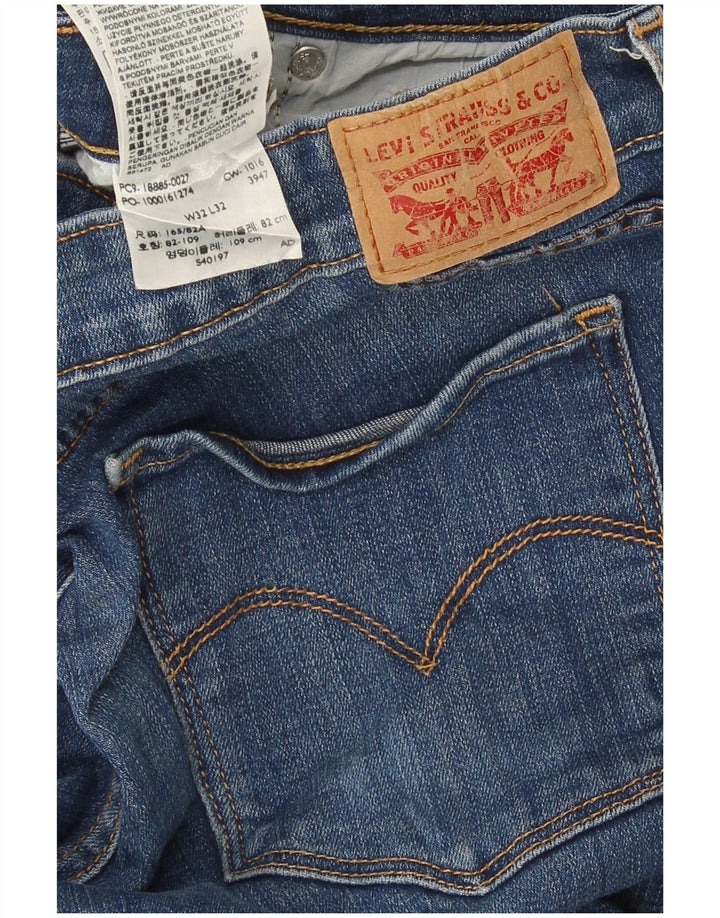 Женские джинсы Levi's 715 Bootcut W32 L32 Синие, хлопок