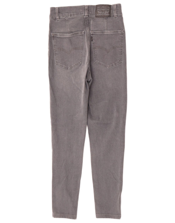 Женские суперскинни Levi's Mile High W27 L28 Серые хлопковые