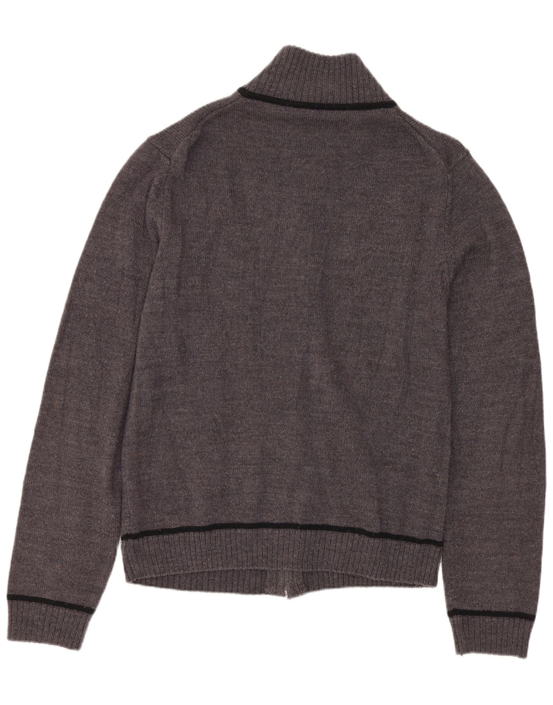 Женский свитер-кардиган CALVIN KLEIN JEANS UK 10, маленький серый из натуральной шерсти