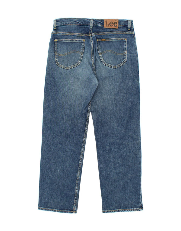 Женские прямые джинсы LEE W34 L30, синий хлопок