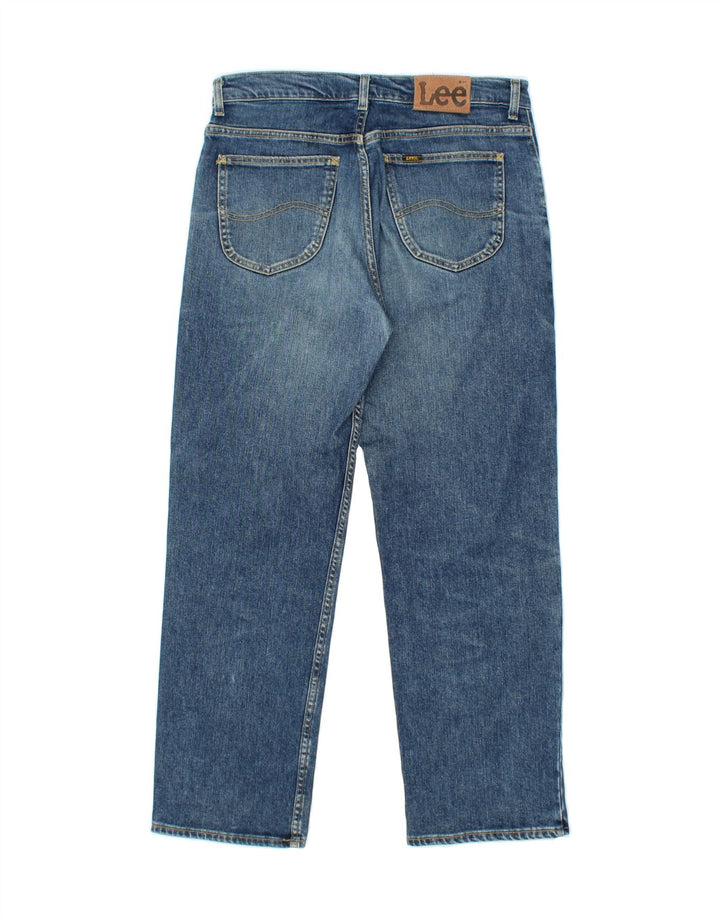 Женские прямые джинсы LEE W34 L30, синий хлопок