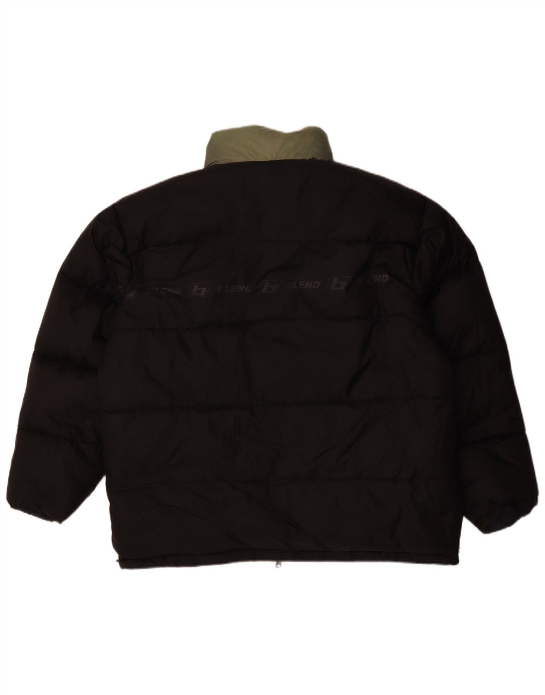 Мужская стеганая куртка свободного покроя BLEND UK 40, большая красная с цветными блоками