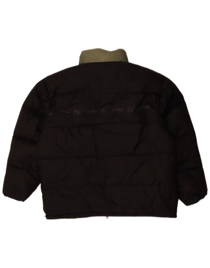 Мужская стеганая куртка свободного покроя BLEND UK 40, большая красная с цветными блоками