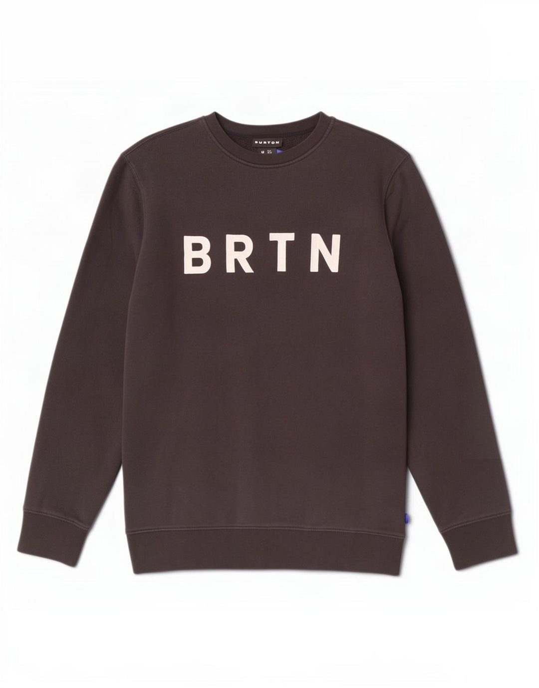 Мужской свитшот с рисунком Burton, хлопковый джемпер среднего размера, черный