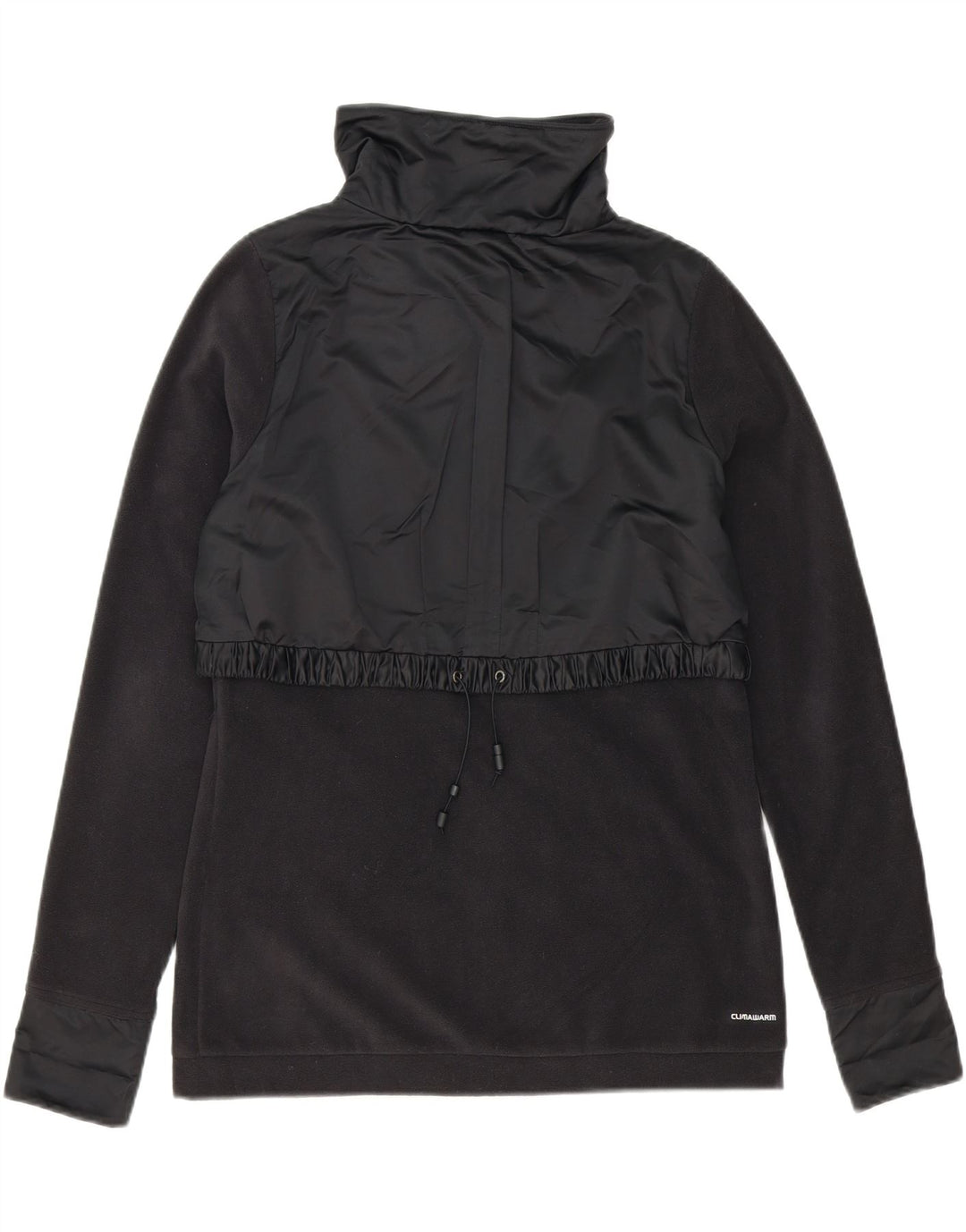 ADIDAS Womens Clima 365 Fleece Jacket UK 16 Large Black Polyester Vintage Adidas and Second-Hand Adidas from Messina Hembry 