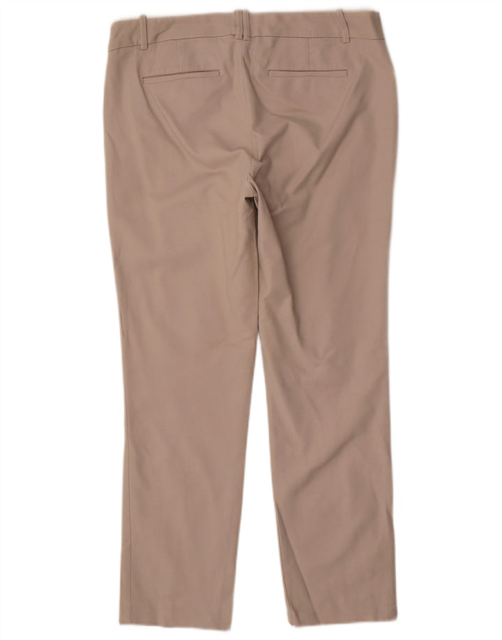 Женские прямые повседневные брюки Calvin Klein, США 8, средние W32 L28, бежевые