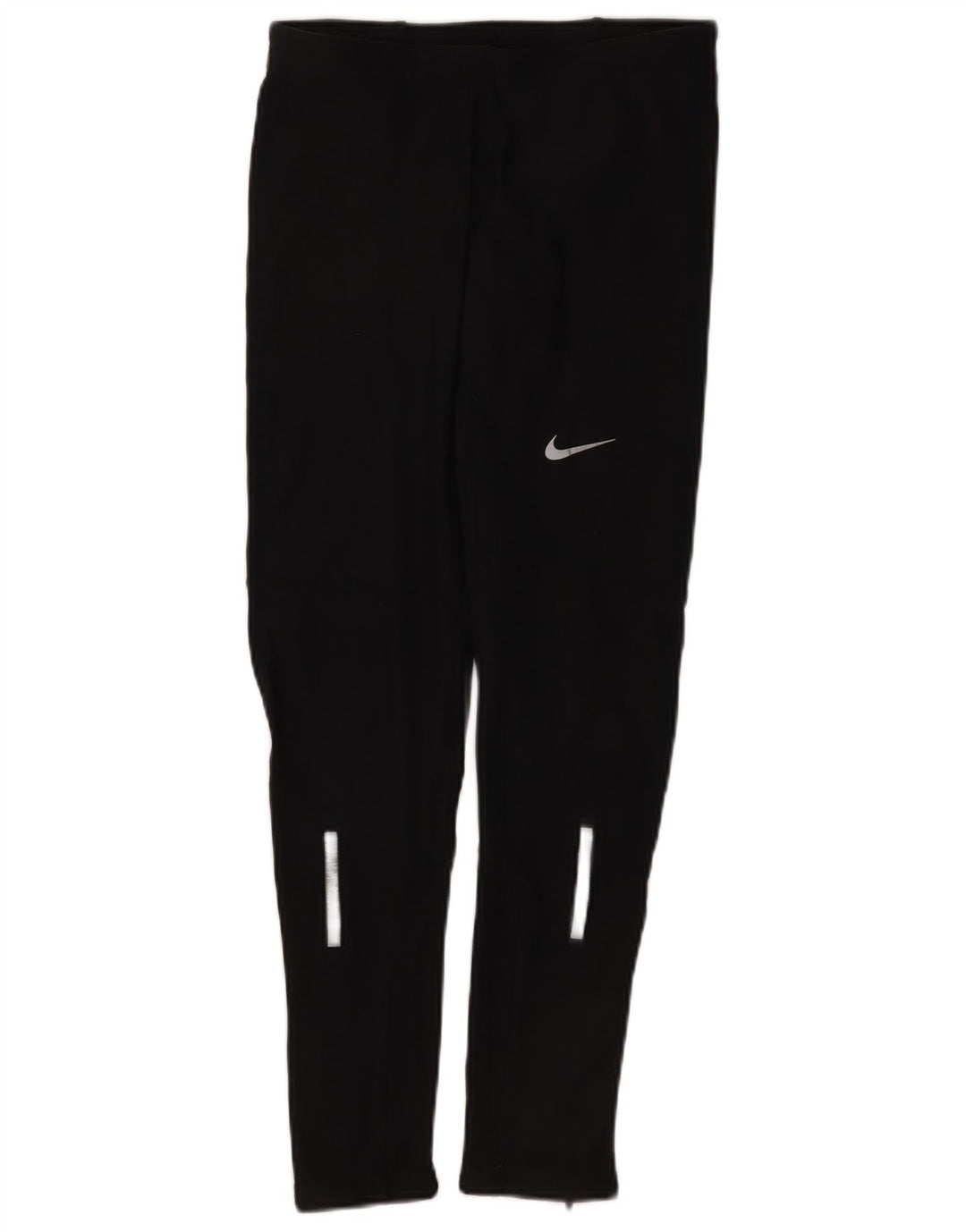 Женские леггинсы Nike Dri Fit UK 12, средний черный полиэстер