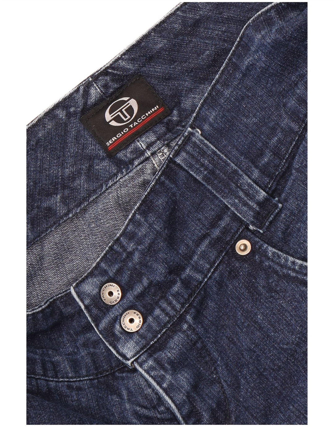 Женские прямые джинсы Sergio Tacchini W32 L28 Темно-синие