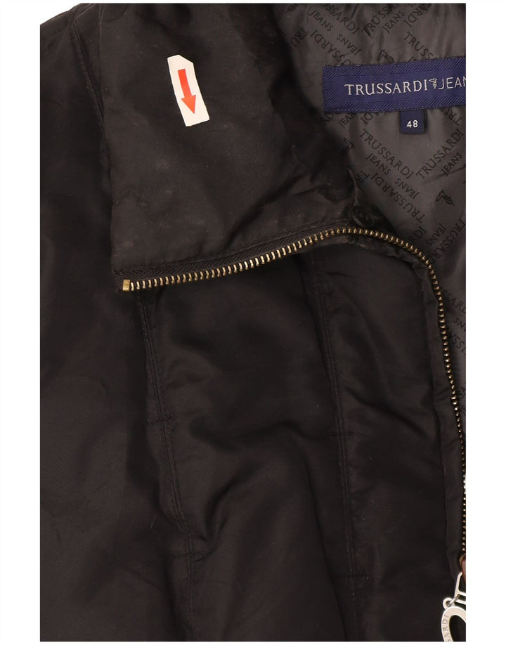 Trussardi Женская стеганая куртка IT 48 XL Черный Полиамид